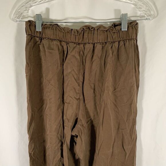 Banana Republic Jogger Pants Womens Small Brown Pull On Elastic Waist Drawstring - Picture 8 of 9